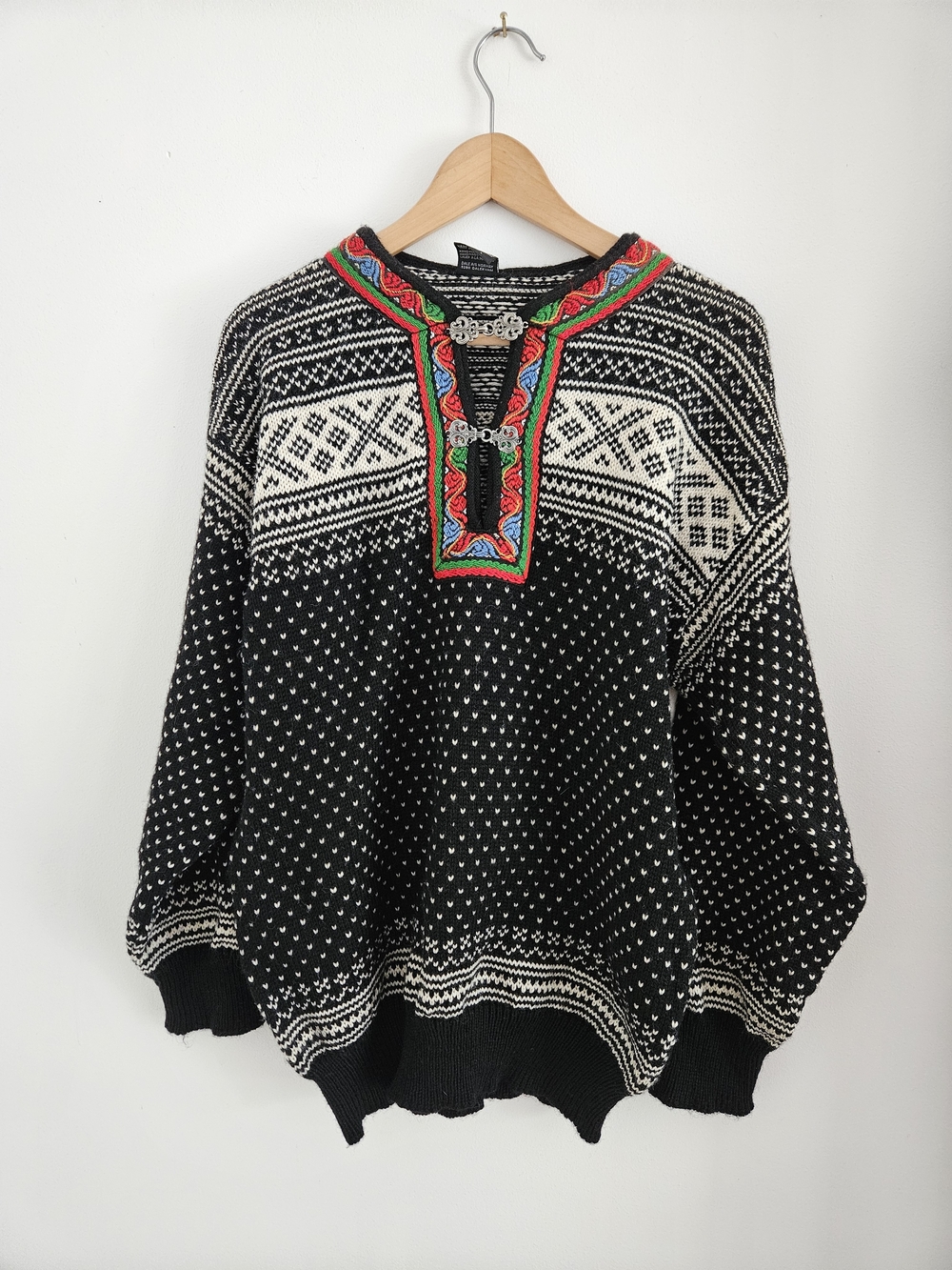 Vintage Dale Of Norway Sweater Mens Large Nordic Fair Isle